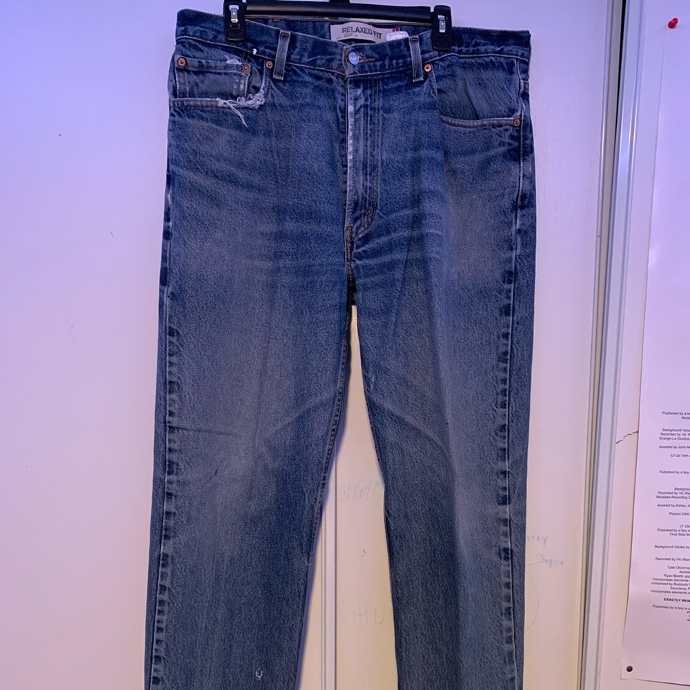 Levi’s 550 Relaxed Fit Mens Jeans 38x34 Blue